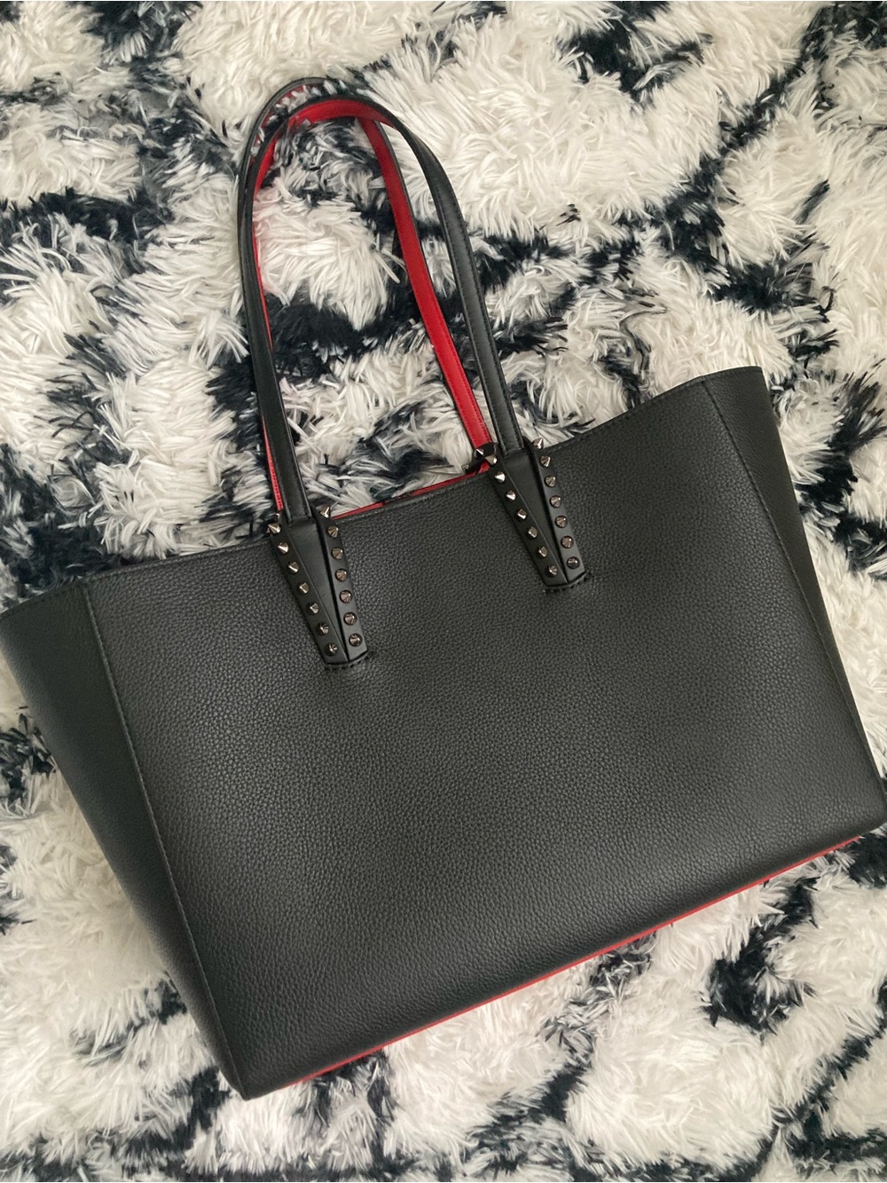 NWOT Christian Louboutin Cabata Tote Bag black with pouch - Picture 4 of 16